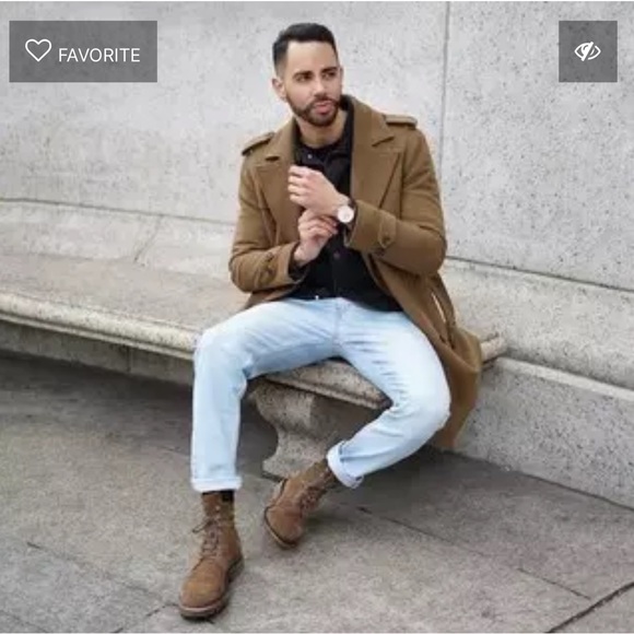 $1,245 Marsèll Men’s suede lace-up boots in Chestnut - Picture 4 of 16